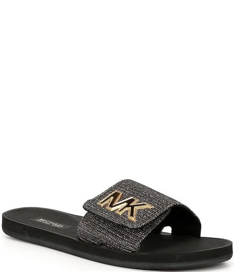 michael kors mens slides|Michael Kors slides glitter.